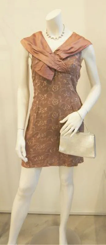 Mocha Cravings Vintage Lace Dress in Brown Lace Dress for Weddings