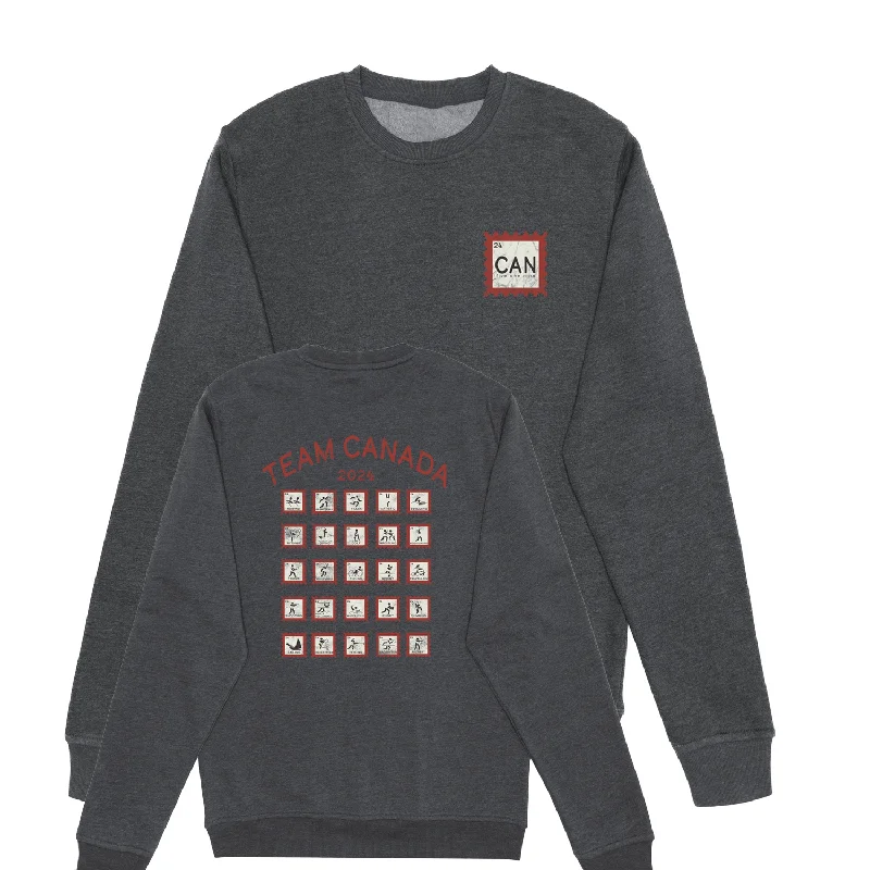 CANADA STAMP CREW (UNISEX) Pullover Hoodie Sweatshirt Trend