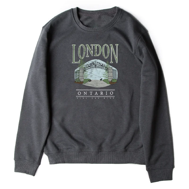 LONDON VINTAGE VICTORIA PARK CREW (UNISEX) Stylish Pullover Hoodie