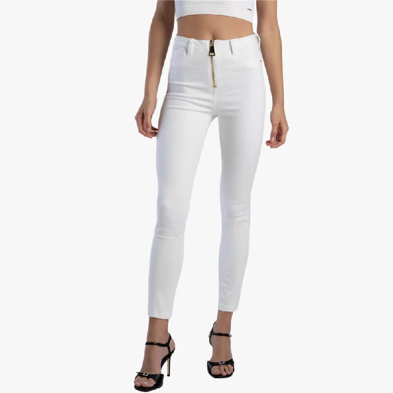 Sissy Boy Mid Waist Skinny Jean White