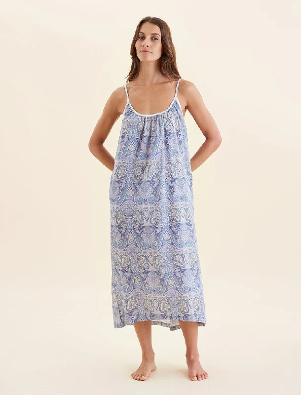 Nahla Strappy Maxi Nightie Travel pajama sets