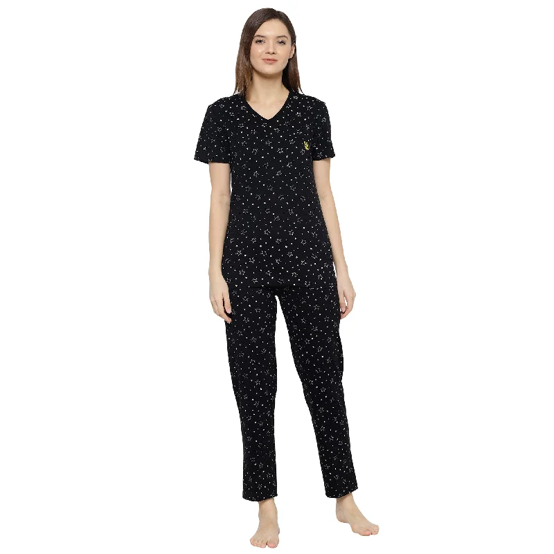 Vimal Jonney Black Women's Night Suit Amazon pajama sets