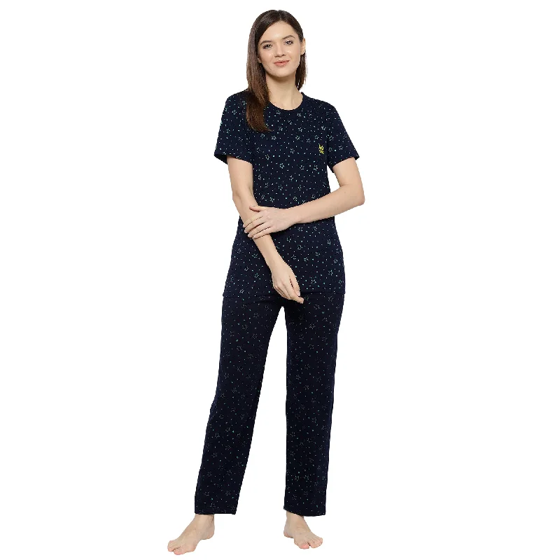 Vimal Jonney Blue Women's Night Suit High-end pajama sets