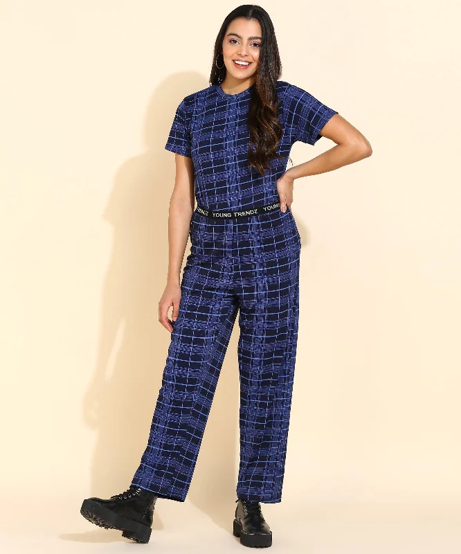 Women Printed T.Shirt & Pyjama Co-Ord Set Camisole pajama sets