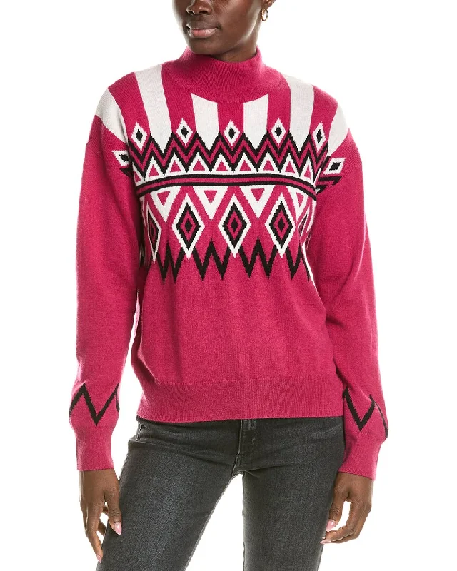 Brodie Cashmere Wool & Cashmere-Blend Blair Fairisle Jumper Party sweaters