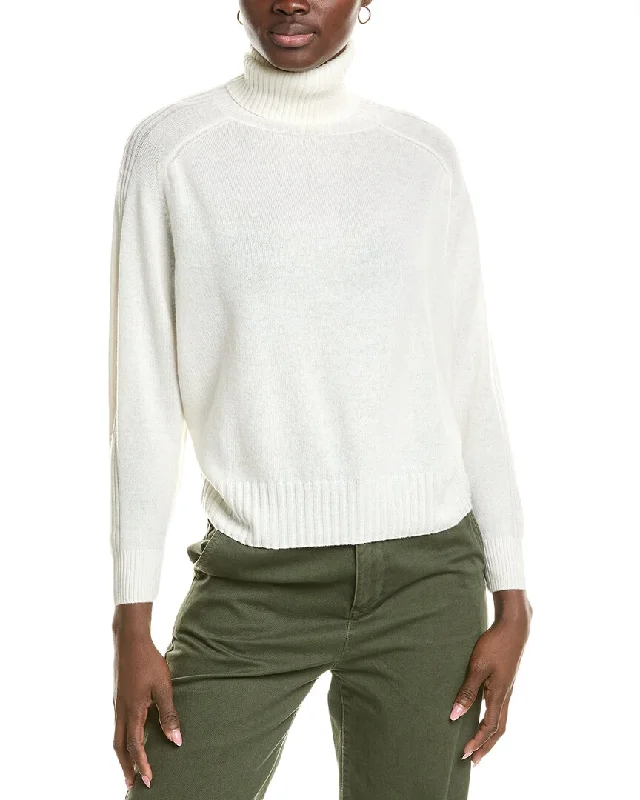 Brodie Cashmere Wool & Cashmere-Blend Overarm Rib Roll Neck Jumper Best sweaters for layering