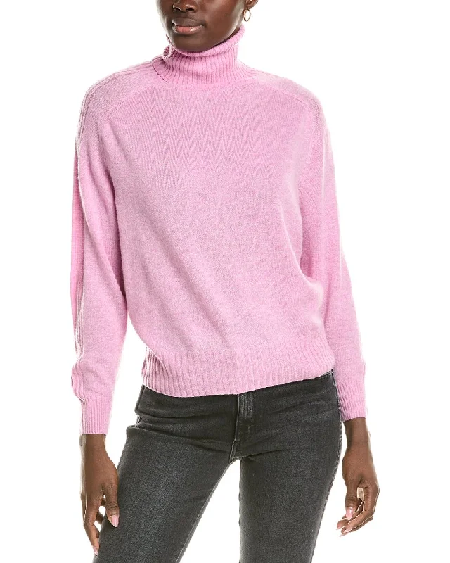 Brodie Cashmere Wool & Cashmere-Blend Overarm Rib Roll Neck Jumper Mohair sweaters