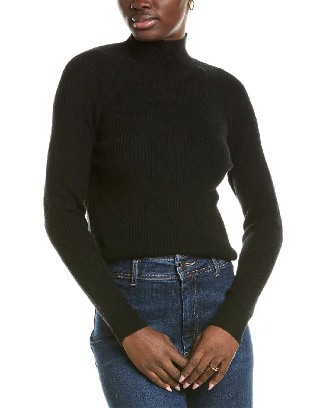 Brodie Cashmere Wool & Cashmere-Blend Skinny Mock Neck Jumper Anti-pilling sweaters