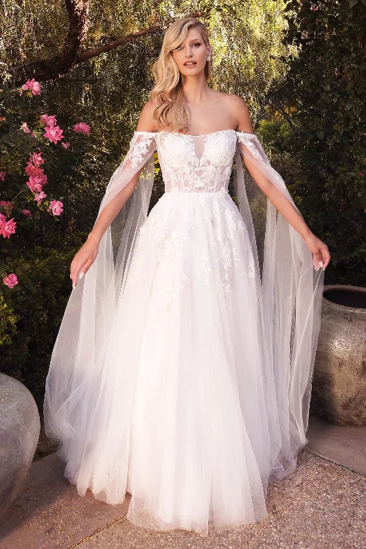 Captivating Bridal Elegance: Cinderella Divine A1080W Mermaid Wedding Gown