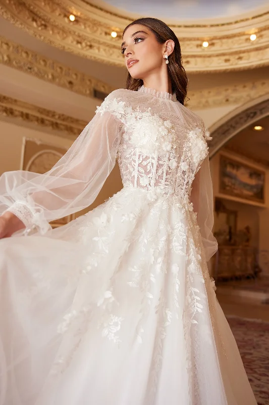 Cinderella Divine A1074W: Enchanting Elegance for Your Unforgettable Day Off-shoulder Wedding Gown