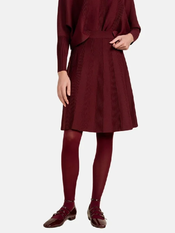 Baia Skirt in Merlot Soft fabric unclassified skirts