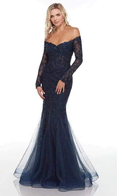 Alyce Paris - 61097 Off Shoulder Lace Gown Versatile party dresses for any occasion