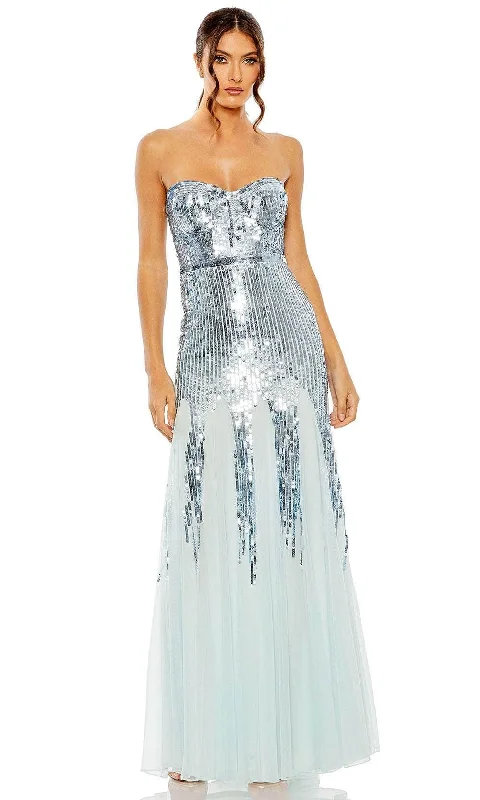 Mac Duggal 93959 - Sequined Strapless Evening Dress Tulle party dresses