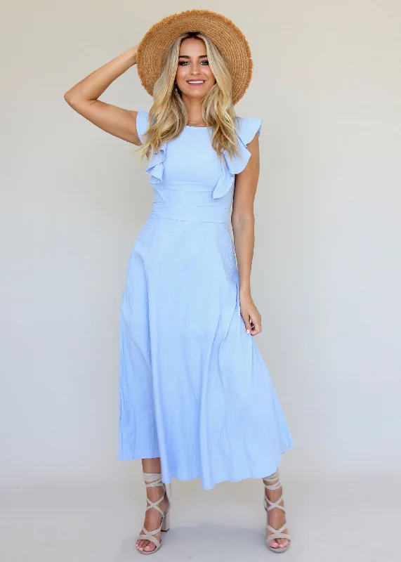 Body Of Work Maxi Dress - Steel Blue Forever 21 maxi dresses