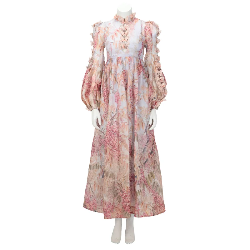 Zimmermann Milettia Floral Botanica Butterfly Gown OP Casual floral dresses