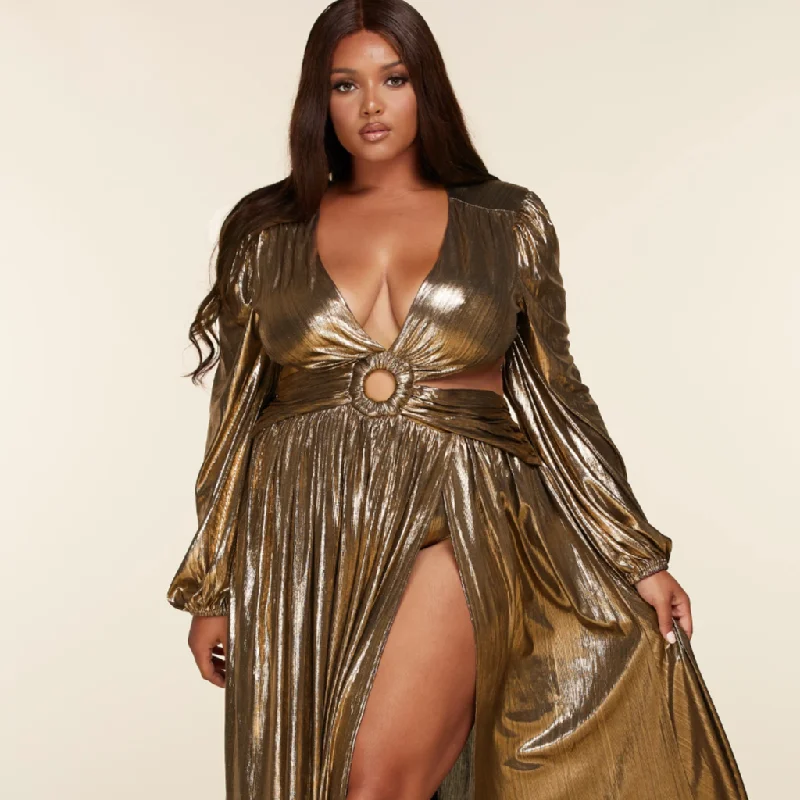 24K Cutout Dress Plus Off-shoulder unclassified dresses