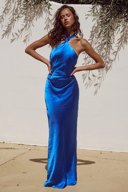 KEALORA MAXI DRESS - ROYAL Comfortable Maxi Look